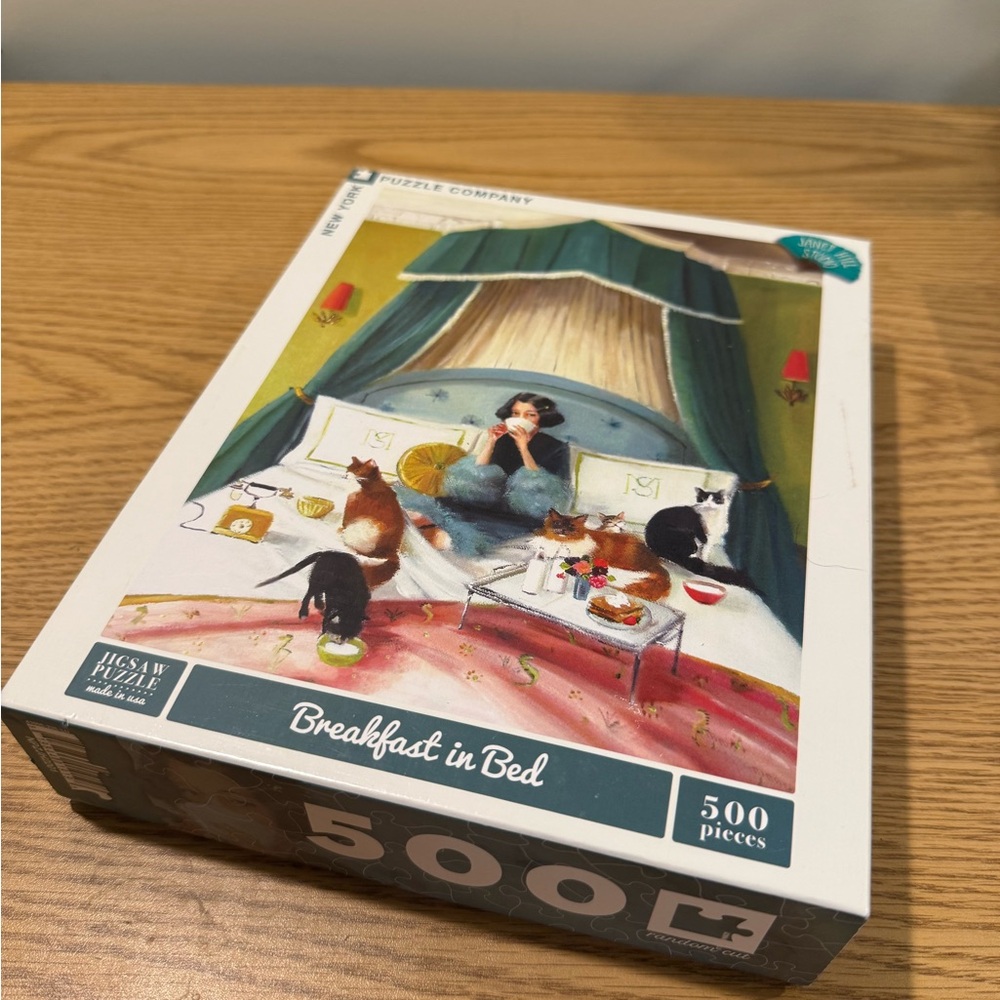 Janet Hill Studio Breakfast in Bed 500-Piece Puzzle